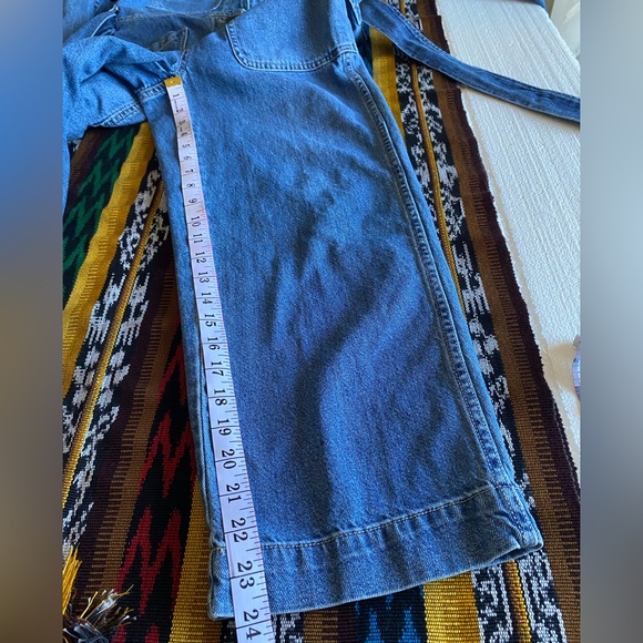 Madewell Denim Tie-Waist Jumpsuit In Claireville Wash - Picture 8 of 11